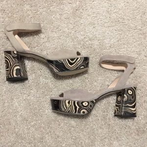 Sacha London platform heels 9